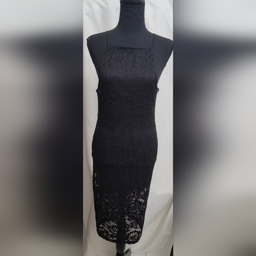 NWT Love J Black Lace Dress